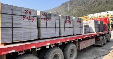 许昌 芝麻灰地铺石出货日常