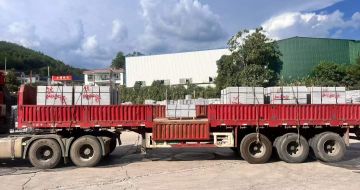 许昌 芝麻灰花岗岩地铺石出货日常