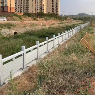 许昌 白麻河道栏杆效果展示图