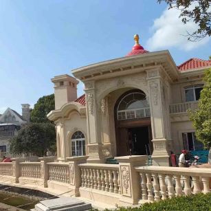 许昌 黄金麻花岗岩欧式别墅