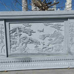 许昌 芝麻白大型照壁，屏风，影壁