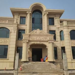 许昌 黄金麻花岗岩别墅外墙干挂