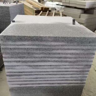 许昌 芝麻白5公分火烧地铺成品，900*400，规格可定制