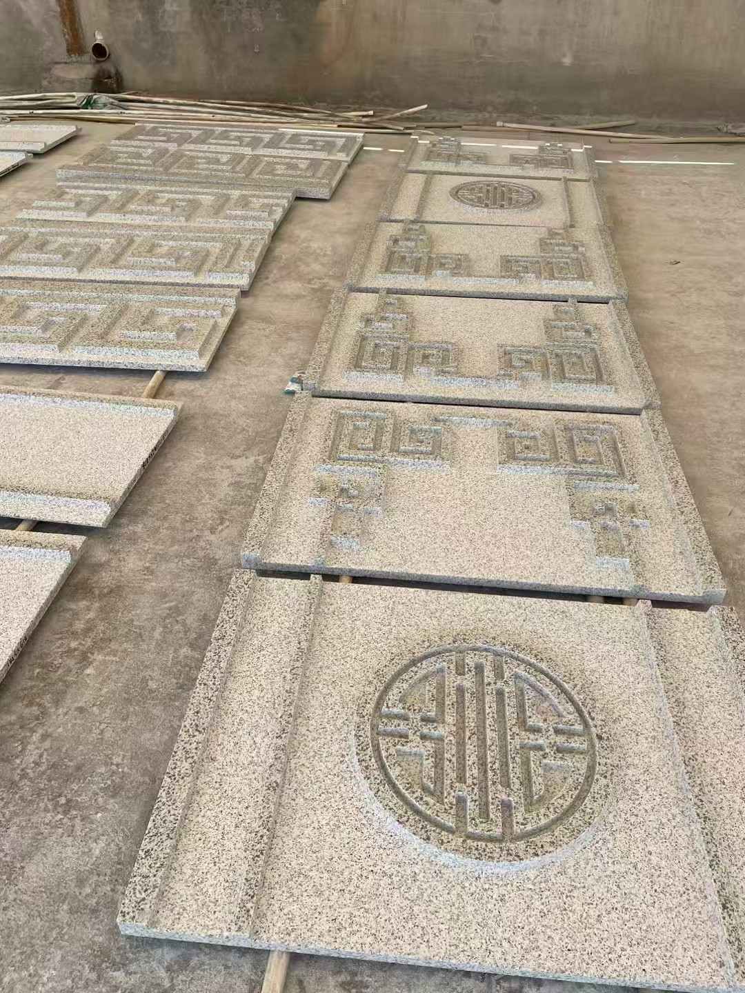 许昌 白麻花岗岩外墙立面雕刻板