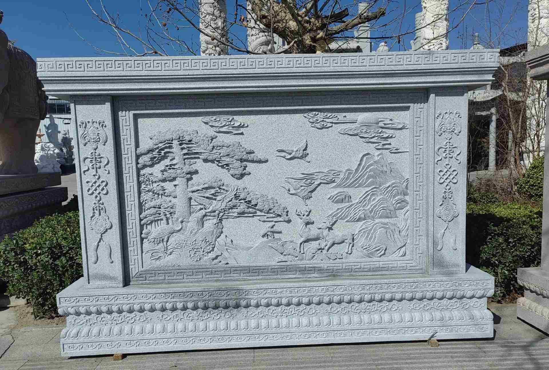 许昌 芝麻白大型照壁，屏风，影壁