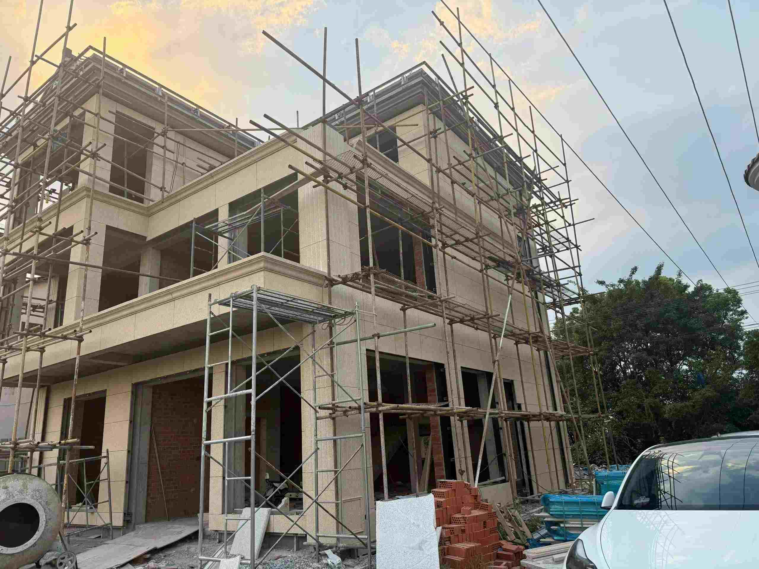 许昌 黄金麻荔枝面花岗岩外墙干挂