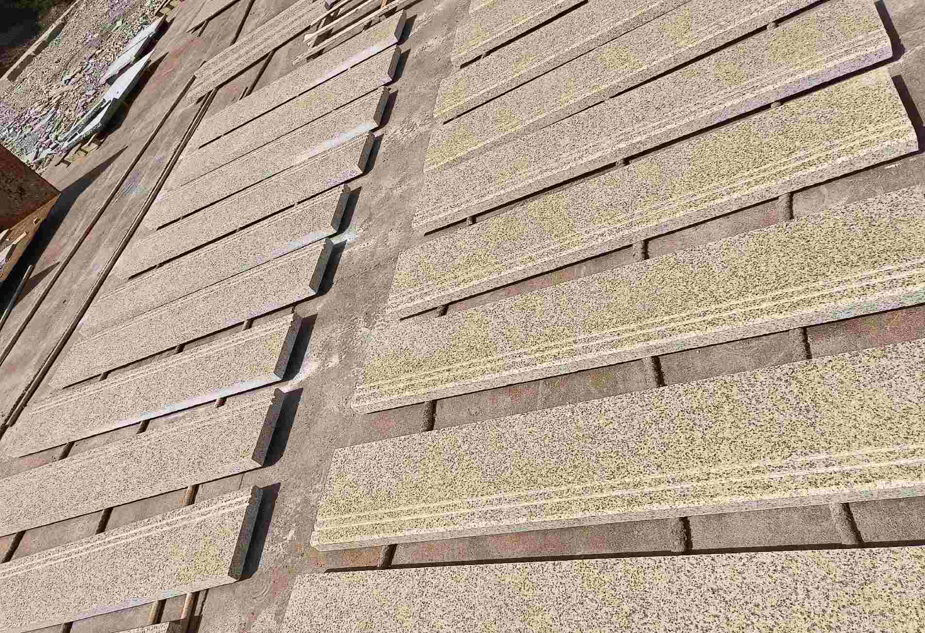 许昌 黄金麻花岗岩光面楼梯踏步