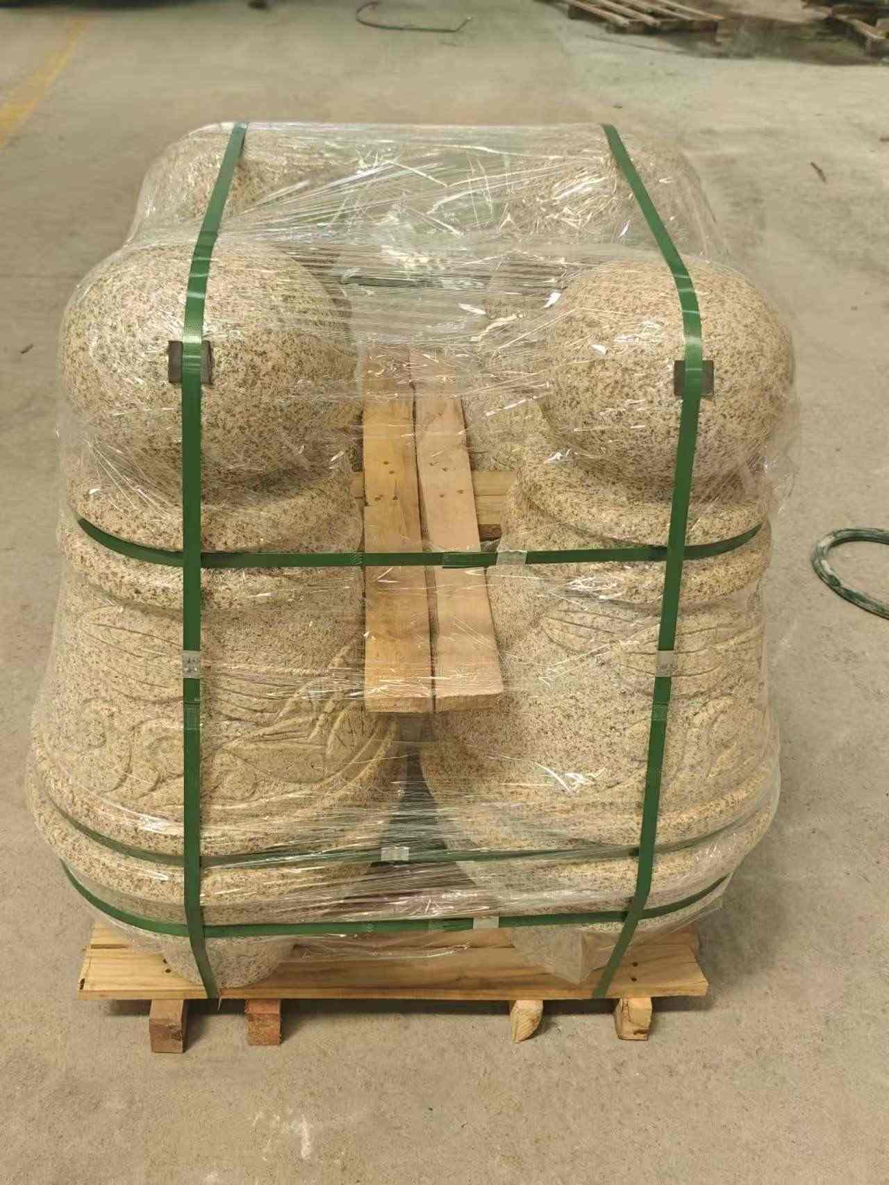 许昌 黄金麻异形定制雕花——棒棒糖挡车柱