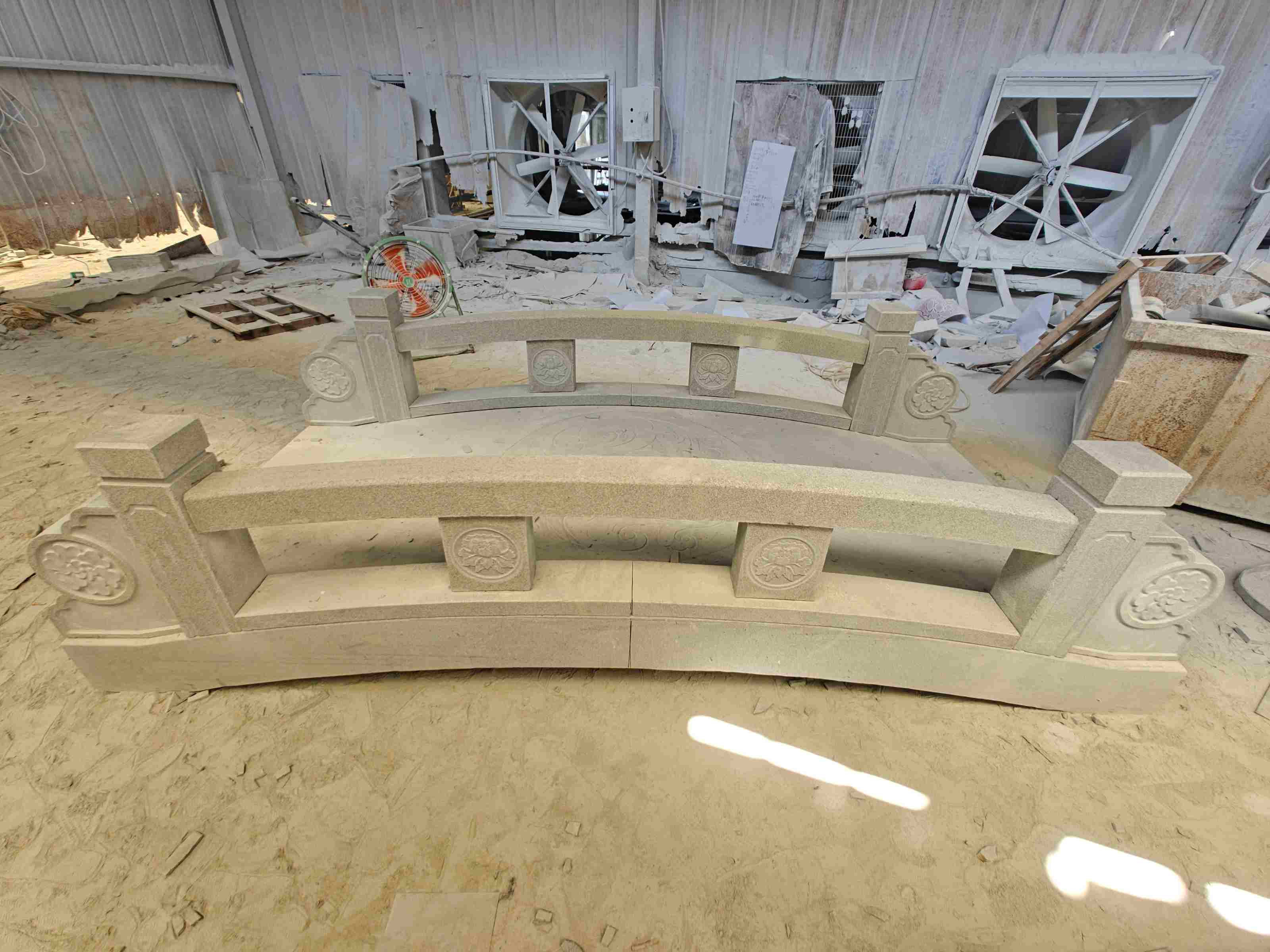 许昌 芝麻灰花岗岩异形加工-拱桥，石桥