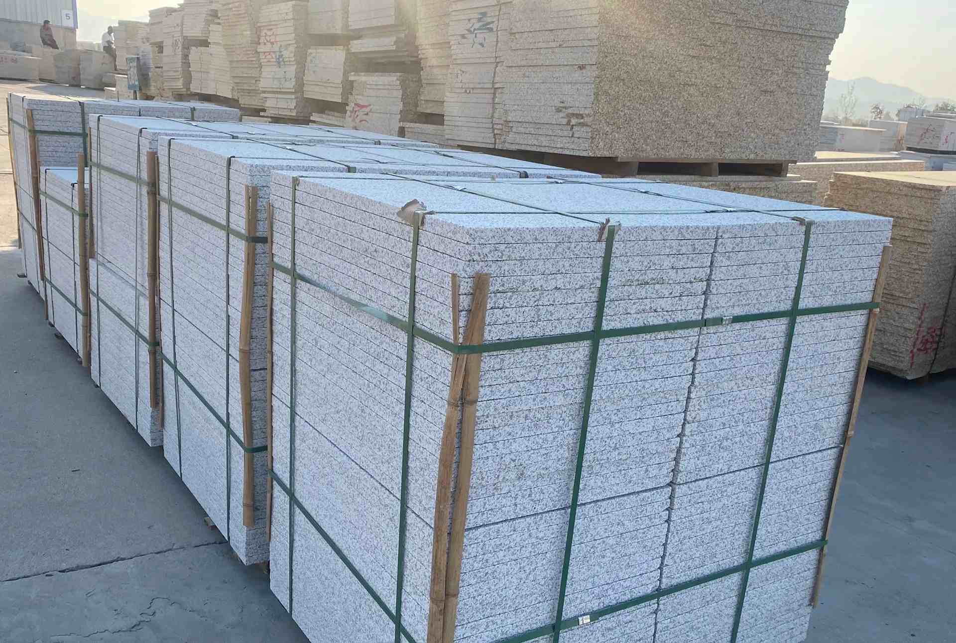 许昌 白麻花岗岩荔枝面地铺石