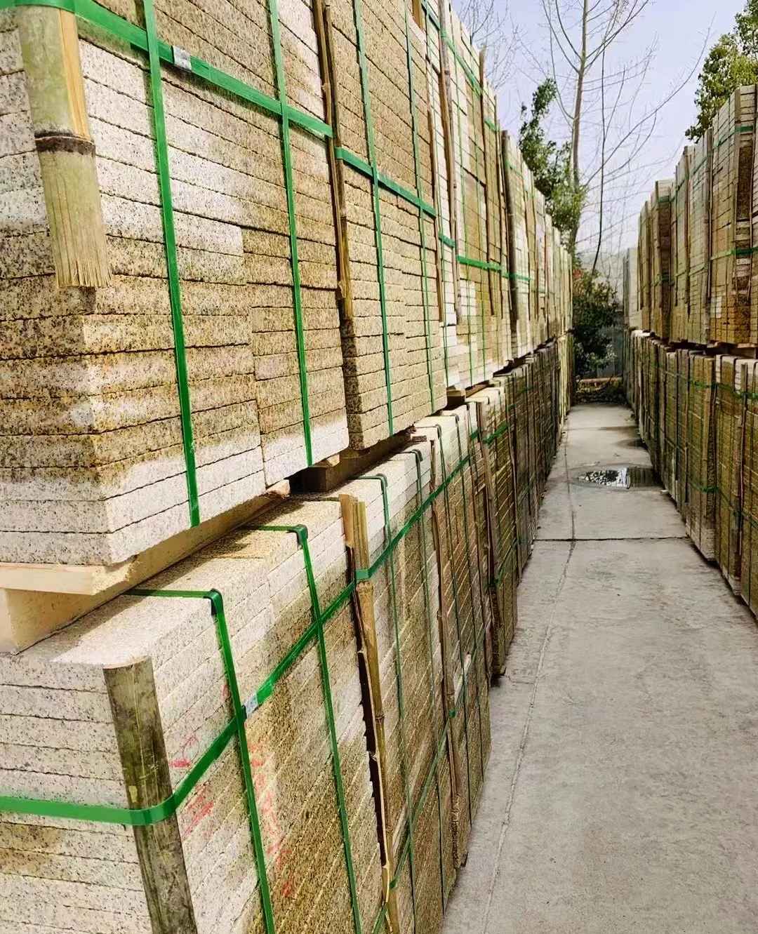 许昌 黄金麻花岗岩荔枝面地铺石