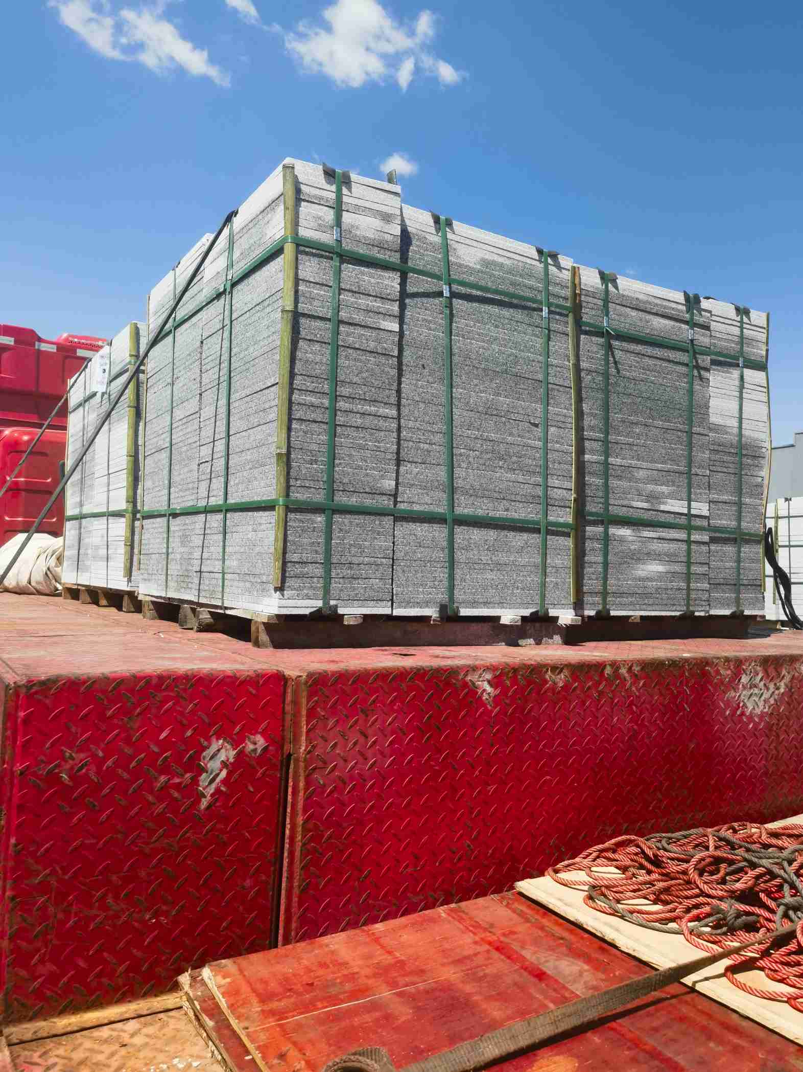 许昌 芝麻白火烧规格板地铺石300*600/600*600